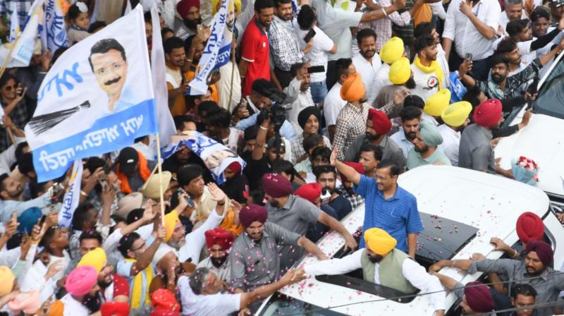 Arvind kejriwal Road Show Arvind kejriwal Road Show