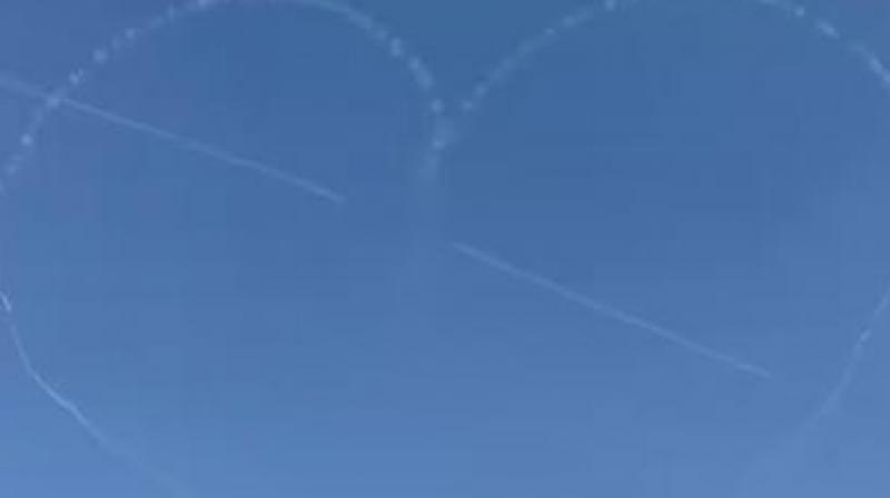 Aero India 2023: 3 fighter jets made a heart shape in the blue sky Aero India 2023: 3 fighter jets made a heart shape in the blue sky