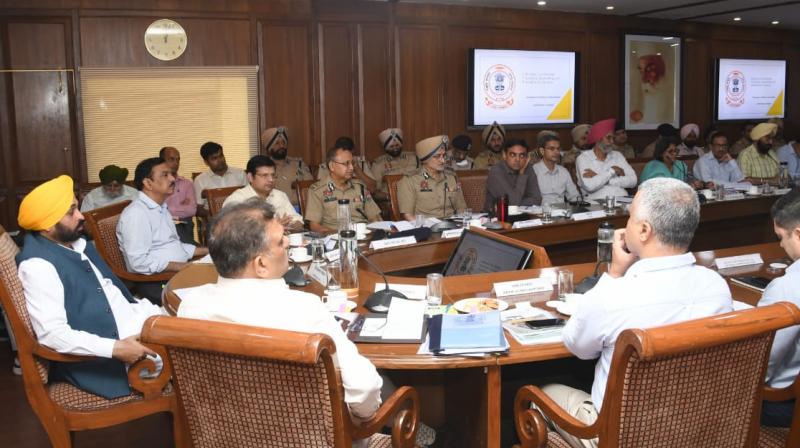 CM Meeting With Police Officers CM Meeting With Police Officers