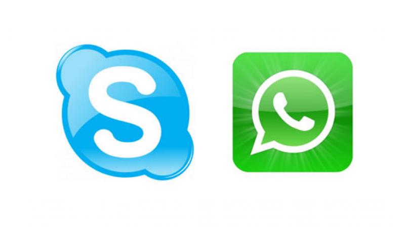 Whatsapp ,Skype Whatsapp ,Skype