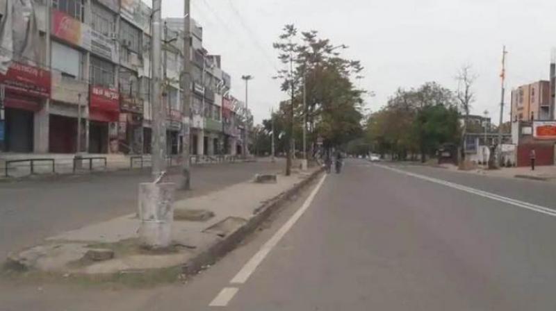 Curfew in Mohali Curfew in Mohali