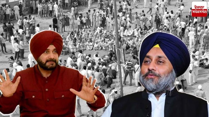 Navjot Sidhu, Sukhbir Badal Navjot Sidhu, Sukhbir Badal