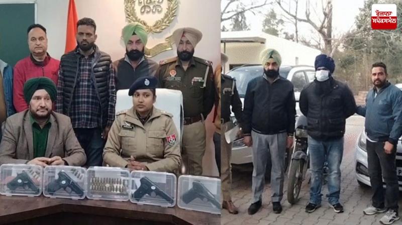 Batala police arrested two accomplices of gangster Harry Chatha news in punjabi Batala police arrested two accomplices of gangster Harry Chatha news in punjabi
