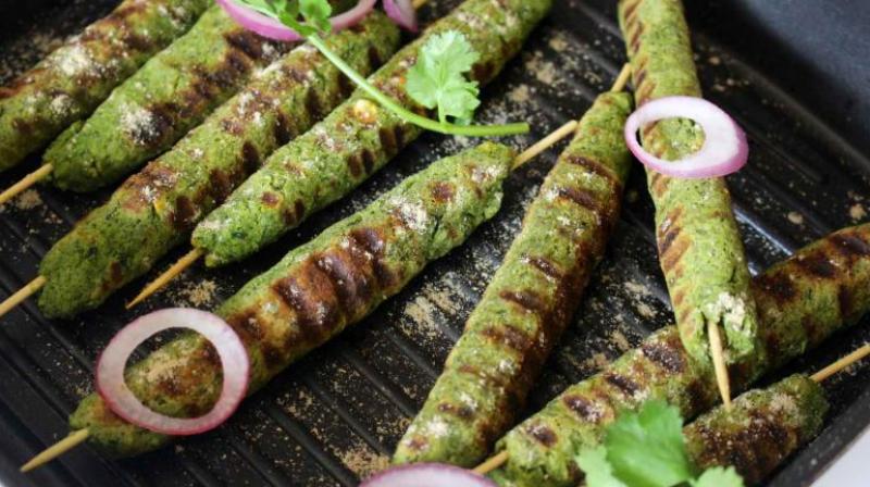 Khoya Paneer Seekh Kebab Recipe Khoya Paneer Seekh Kebab Recipe