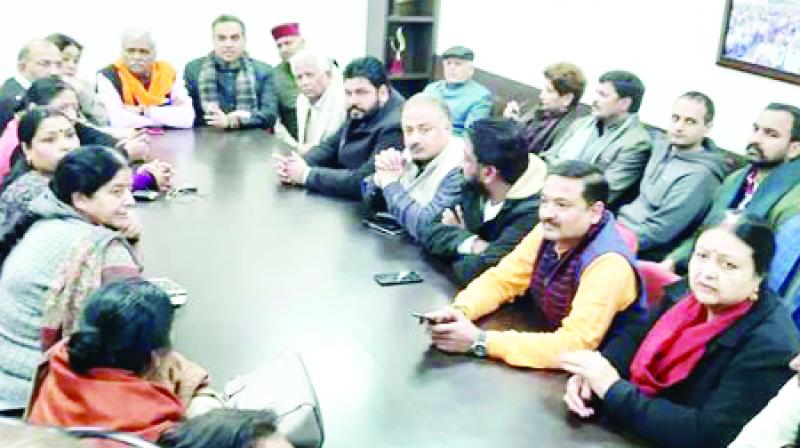 Meeting of Councilors With Prabhat Jha Meeting of Councilors With Prabhat Jha