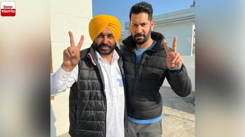 CM Bhagwant Mann and Jasbir Jassi