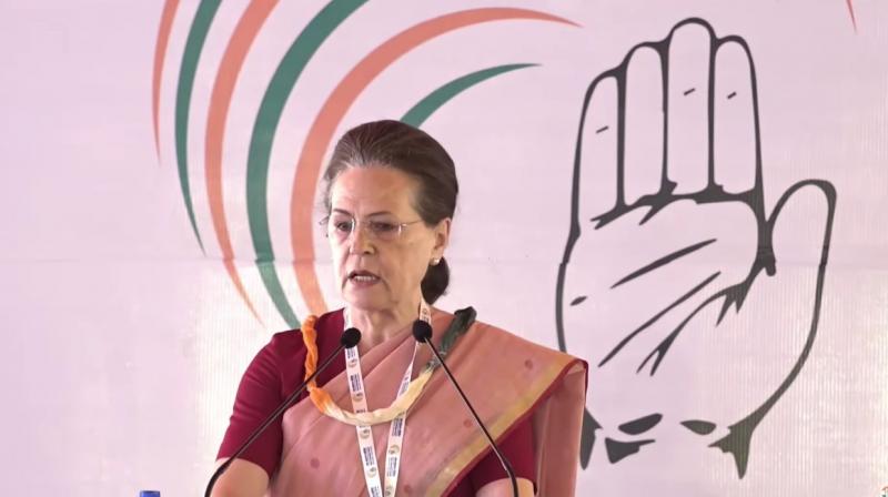 Sonia Gandhi at Congress Chintan Shivir