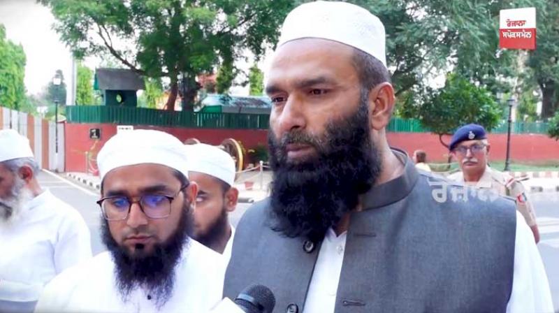 Muslim community members spoke after the interfaith meeting called by the Chief Minister Muslim community members spoke after the interfaith meeting called by the Chief Minister