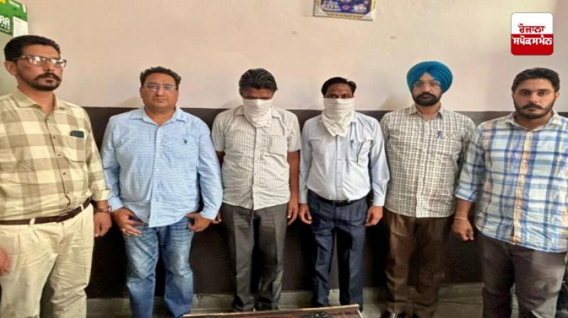Vigilance Bureau arrested Budhlada Municipal Council JE and contractor Vigilance Bureau arrested Budhlada Municipal Council JE and contractor
