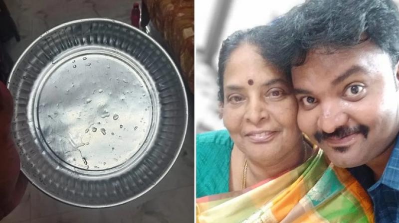 The mother kept eating from the same plate for 24 years, the secret revealed after her death