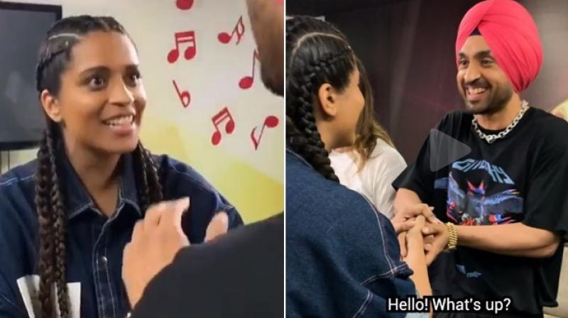 Diljit Dosanjh and lilly Singh Diljit Dosanjh and lilly Singh