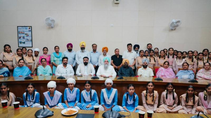On the last day of the session, 11 school students and 24 teachers were shown the proceedings of the House On the last day of the session, 11 school students and 24 teachers were shown the proceedings of the House
