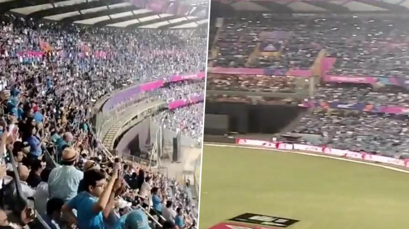 India vs New Zealand: 32,000 fans sing Vande Mataram as India reach World Cup final India vs New Zealand: 32,000 fans sing Vande Mataram as India reach World Cup final