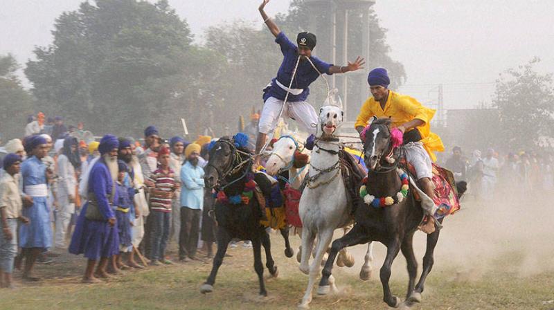 Hola Mohalla at Amritsar Hola Mohalla at Amritsar
