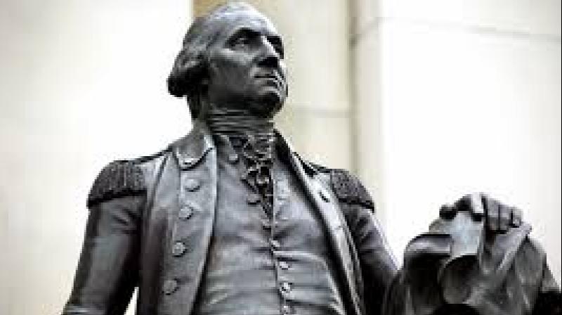 George Washington statue toppled, American flag burned by Portland protesters George Washington statue toppled, American flag burned by Portland protesters