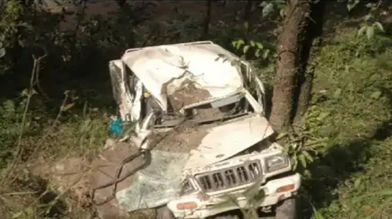 Nine ITBP Personnel injured in Road Accident Nine ITBP Personnel injured in Road Accident