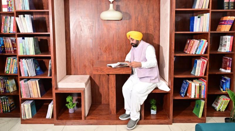 CM Mann dedicates upgraded district library to people of Sangrur 