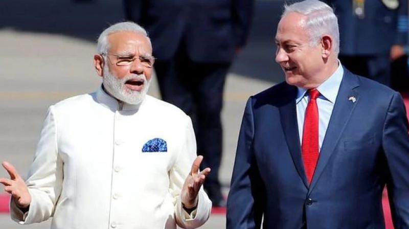 PM Modi and Benjamin Netanyahu