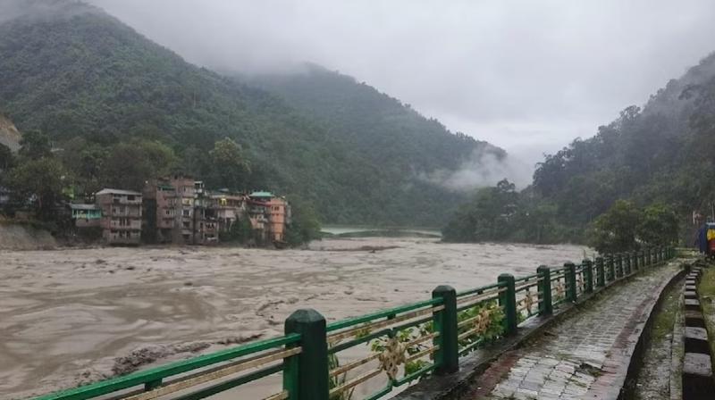 23 Army personnel missing after flash flood in Sikkim 23 Army personnel missing after flash flood in Sikkim