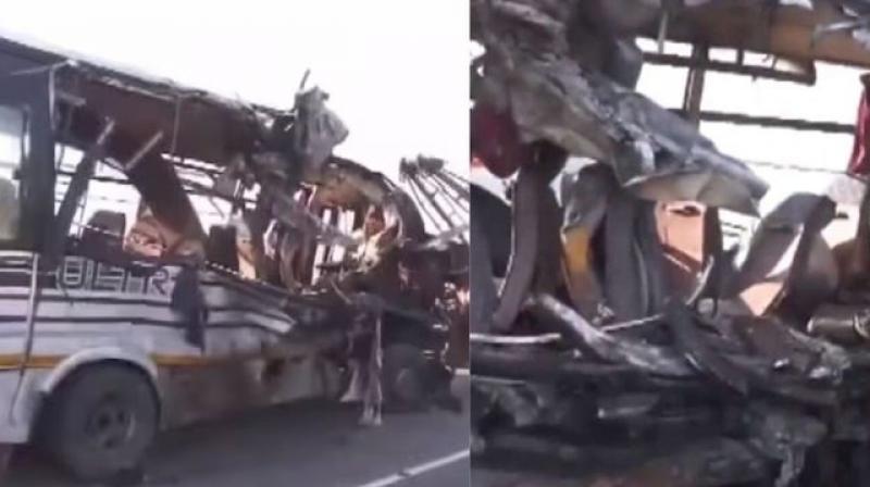 Atleast 12 dead in Assam road accident Atleast 12 dead in Assam road accident