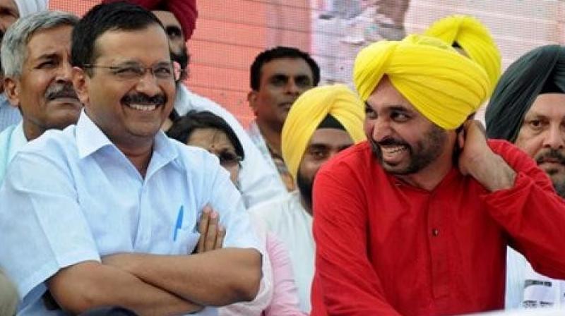 Arvind Kejriwal And Bhagwant Mann Arvind Kejriwal And Bhagwant Mann