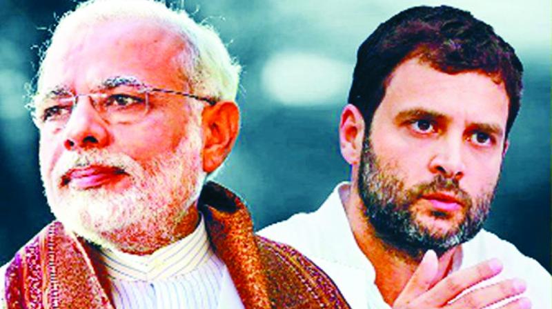 Narendra Modi and Rahul Gandi