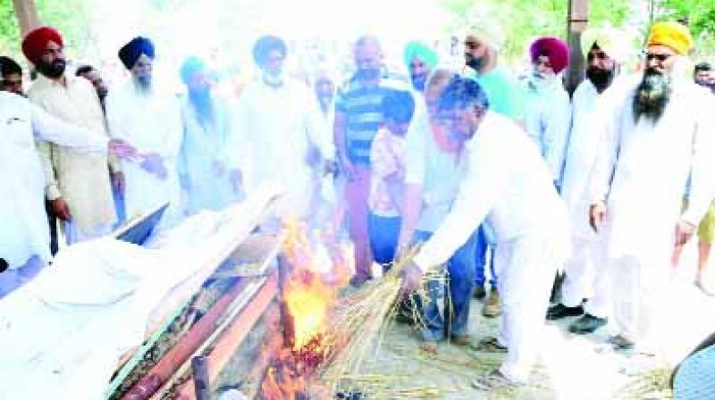 Hawaldar Rajinder Singh cremated Hawaldar Rajinder Singh cremated
