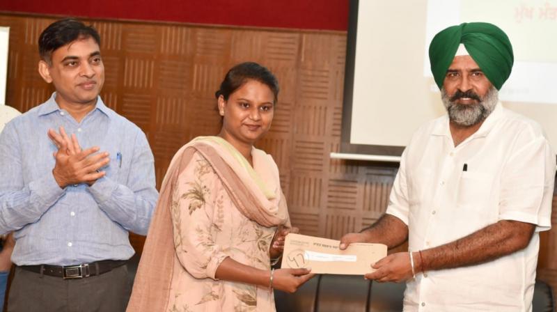 Pargat Singh handed over appointment letters to 693 school librarians Pargat Singh handed over appointment letters to 693 school librarians