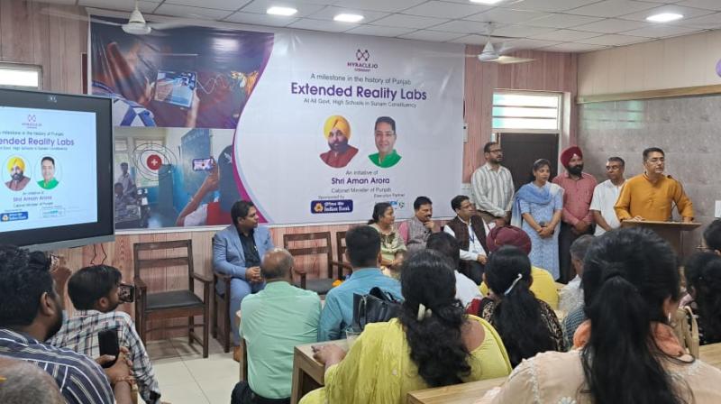 Sunam achieves another milestone; All Govt high schools equip with XR Labs Sunam achieves another milestone; All Govt high schools equip with XR Labs
