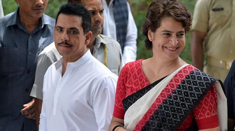 Robert Vadra and Priyanka Gandhi