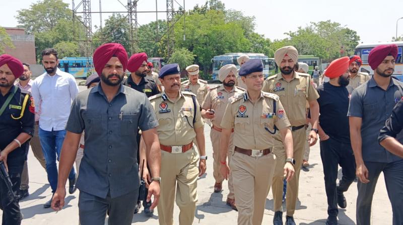 DGP Punjab Police reviewed security arrangements in Ludhiana DGP Punjab Police reviewed security arrangements in Ludhiana