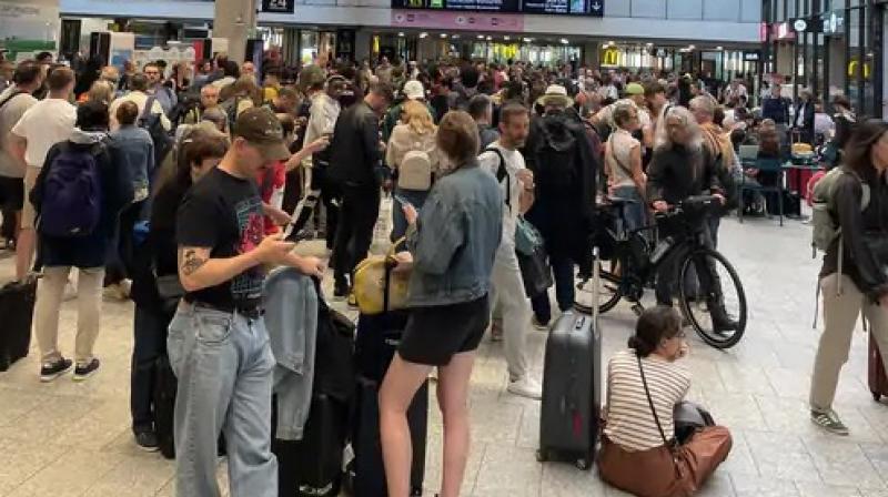 Attack on train network in france Attack on train network in france