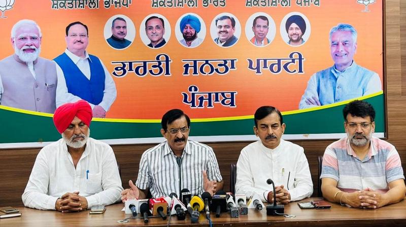 Due to non-purchase of paddy, BJP targeted the Punjab government Due to non-purchase of paddy, BJP targeted the Punjab government