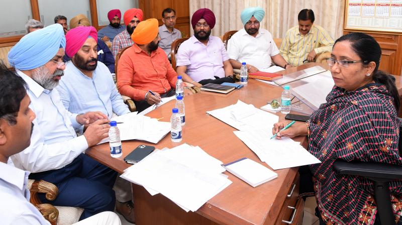 Cabinet Minister Dr. Baljit Kaur reviews various welfare schemes Cabinet Minister Dr. Baljit Kaur reviews various welfare schemes