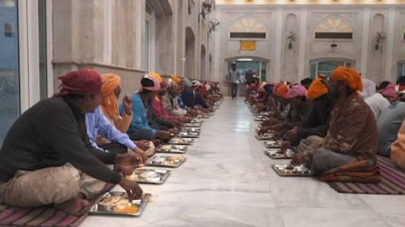 Fire broke out at the anchorage hall of Gurdwara Punjab Sahib Fire broke out at the anchorage hall of Gurdwara Punjab Sahib