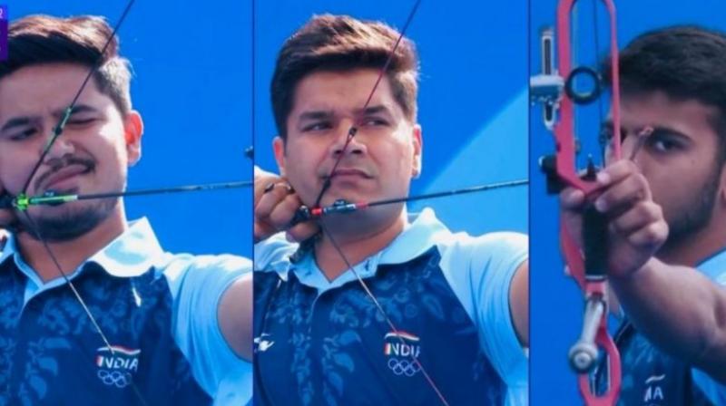 Asian Games 2023: Ojas Deotale, Abhishek Verma, Prathamesh Jawkar clinch Gold medal in men's compound archery Asian Games 2023: Ojas Deotale, Abhishek Verma, Prathamesh Jawkar clinch Gold medal in men's compound archery