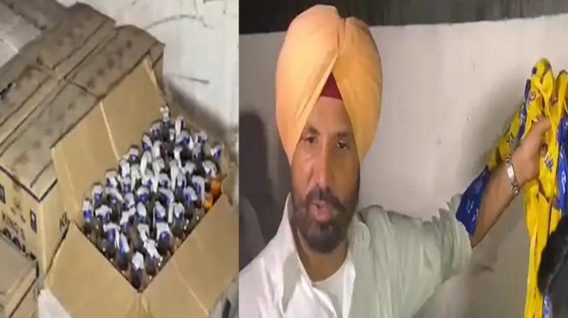 50 cartons of expensive liquor recovered from Ludhiana's marriage palace 50 cartons of expensive liquor recovered from Ludhiana's marriage palace