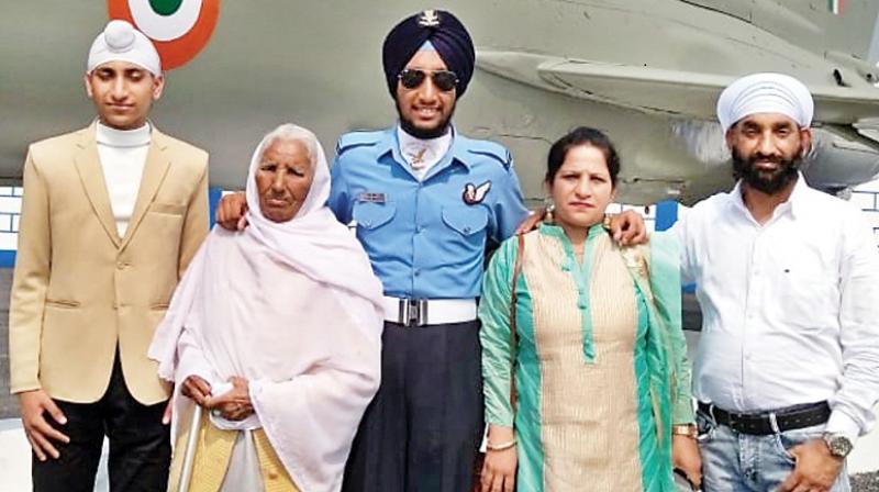 A mason's son became a flying officer in the Indian Air Force A mason's son became a flying officer in the Indian Air Force