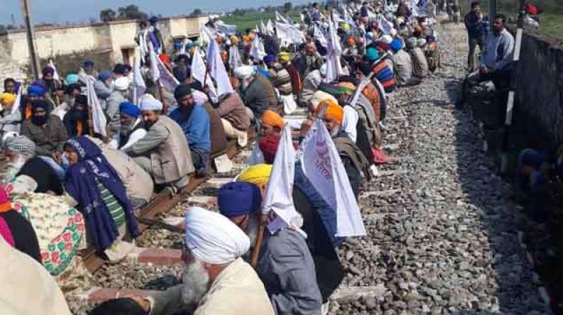 Ferozepur Six trains canceled due to agitation of farmers Ferozepur Six trains canceled due to agitation of farmers