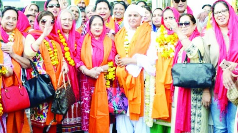 Jatha of 60 Akali Dal women Jatha of 60 Akali Dal women