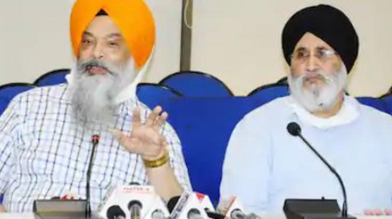 Prem Singh Chandumajra with Daljeet Singh Cheema Prem Singh Chandumajra with Daljeet Singh Cheema
