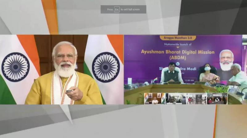 PM Modi launches PM Digital Health Mission PM Modi launches PM Digital Health Mission