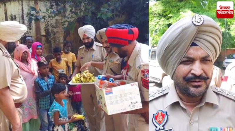 The DSP opened a shop for the children trapped in the jam and gave them food and drink
