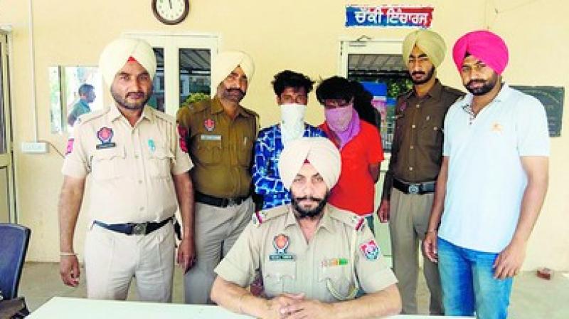Three youths found heroin seized Three youths found heroin seized