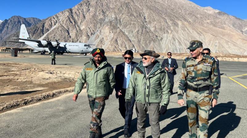 PM Modi In Kargil PM Modi In Kargil