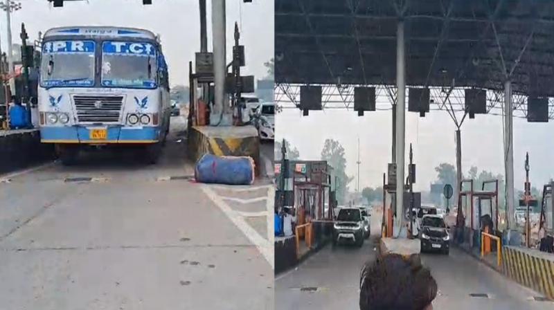 Administration action on High Court order: Ladowal Toll Plaza started Administration action on High Court order: Ladowal Toll Plaza started