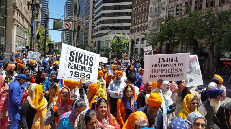 Sikh march