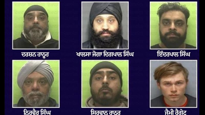 6 including 5 Punjabis were imprisoned for 80 years In England 6 including 5 Punjabis were imprisoned for 80 years In England