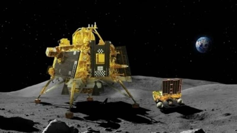 Chandrayaan 3's soft landing on Moon at 6.04pm after crucial vertical turn Chandrayaan 3's soft landing on Moon at 6.04pm after crucial vertical turn