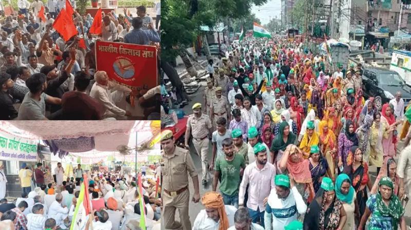 Farmers Protest in Different States